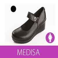کفش چرمی زنانه مدل مدیسا